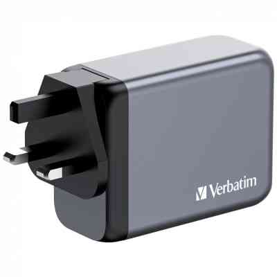 Зарядное устройство Verbatim GaN 200 W 4 ports (2xUSB-C-100 W,USB-C-65 W /USB-A -3.0) (32204) Винница