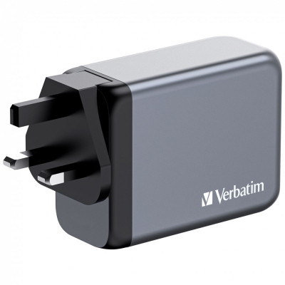 Зарядное устройство Verbatim GaN 200 W 4 ports (2xUSB-C-100 W,USB-C-65 W /USB-A -3.0) (32204) Винница - изображение 4