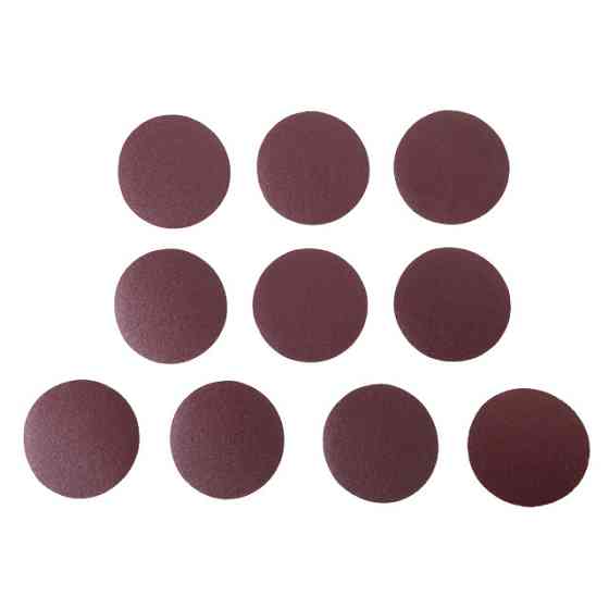 Круг наждаковий на липучці 125 мм, папір клас E, щільність 220 г/м², К80, 10 од. INTERTOOL BT-0558 Київ