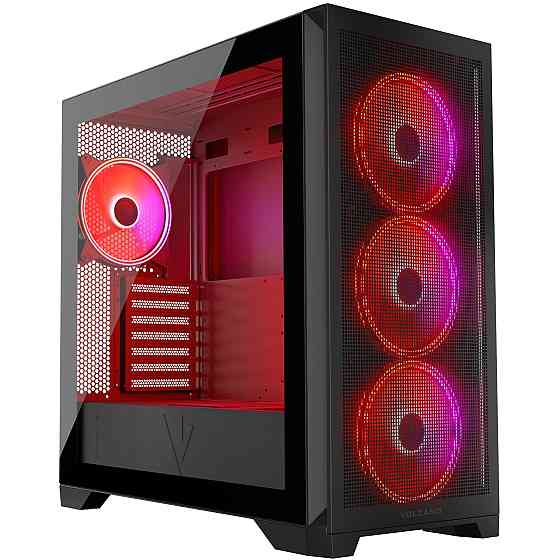 Корпус Modecom VOLCANO EXPANSE S ARGB 4x140mm fans MIDI USB 3.0x2+TYPE-C BLACK без БЖ ATX Вінниця