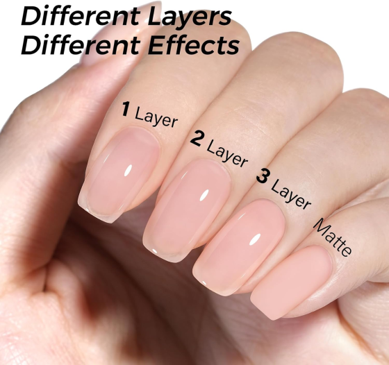 Гель-лак TOMICCA Jelly Nude Pink 8 мл, полупрозрачный нюдовый розовый, UV/LED, глянцевый, soak-off, для маникюра Киев