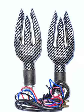 Поворот светодиодный, трезубец (LED, карбон, тюнинг) Мукачево