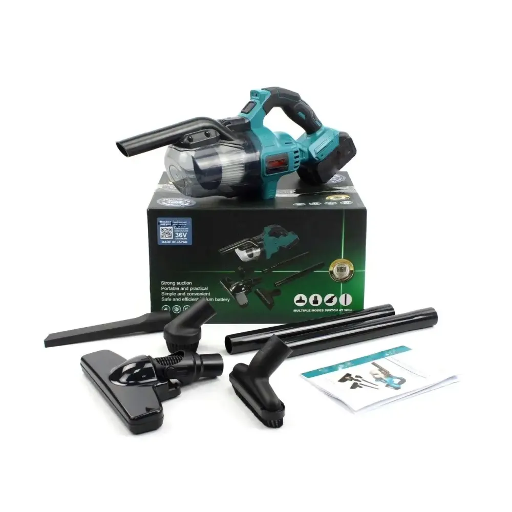 Автомобильный пылесос аккумуляторный DCL184ZW-2Li (48V, 5AH), для дома и автомобиля без мешка c 2 акб Коломия - фото 1