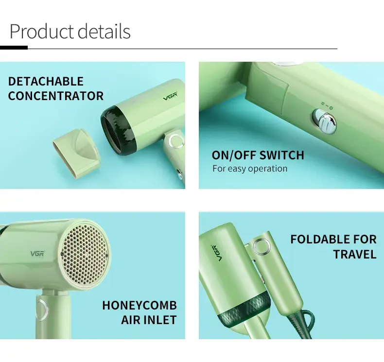 Фен для волос VGR 421, складной Коломыя - изображение 8