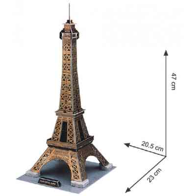 Пазл Cubic Fun Тривимірна головоломка-конструктор Ейфелева Вежа (C044h) Вінниця