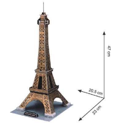 Пазл Cubic Fun Тривимірна головоломка-конструктор Ейфелева Вежа (C044h) Вінниця - фото 3