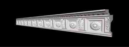 Стельовий плінтус 2 м GP-83 97х175 mm під натяжну стелю Дніпро