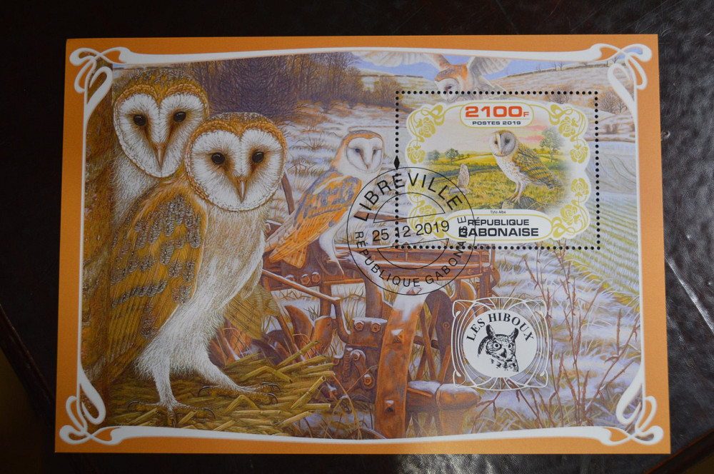 Габон. Марки. Фауна. Блок. 2019 рік (В-1) Полтава - фото 1