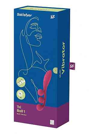 Вибратор Tri Ball 1 red Sex Aura Киев