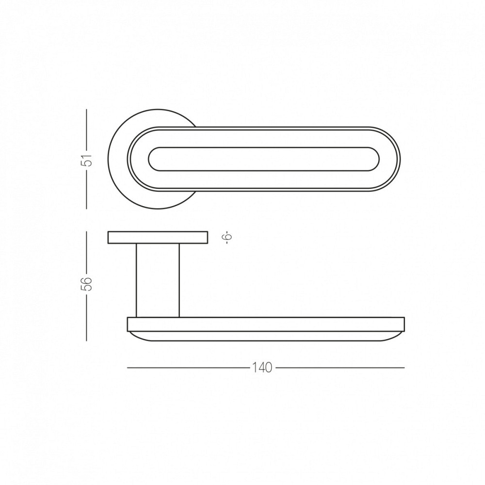 РУЧКА ДЛЯ ДВЕРЕЙ НА РОЗЕТЦІ MARMO Київ - фото 5