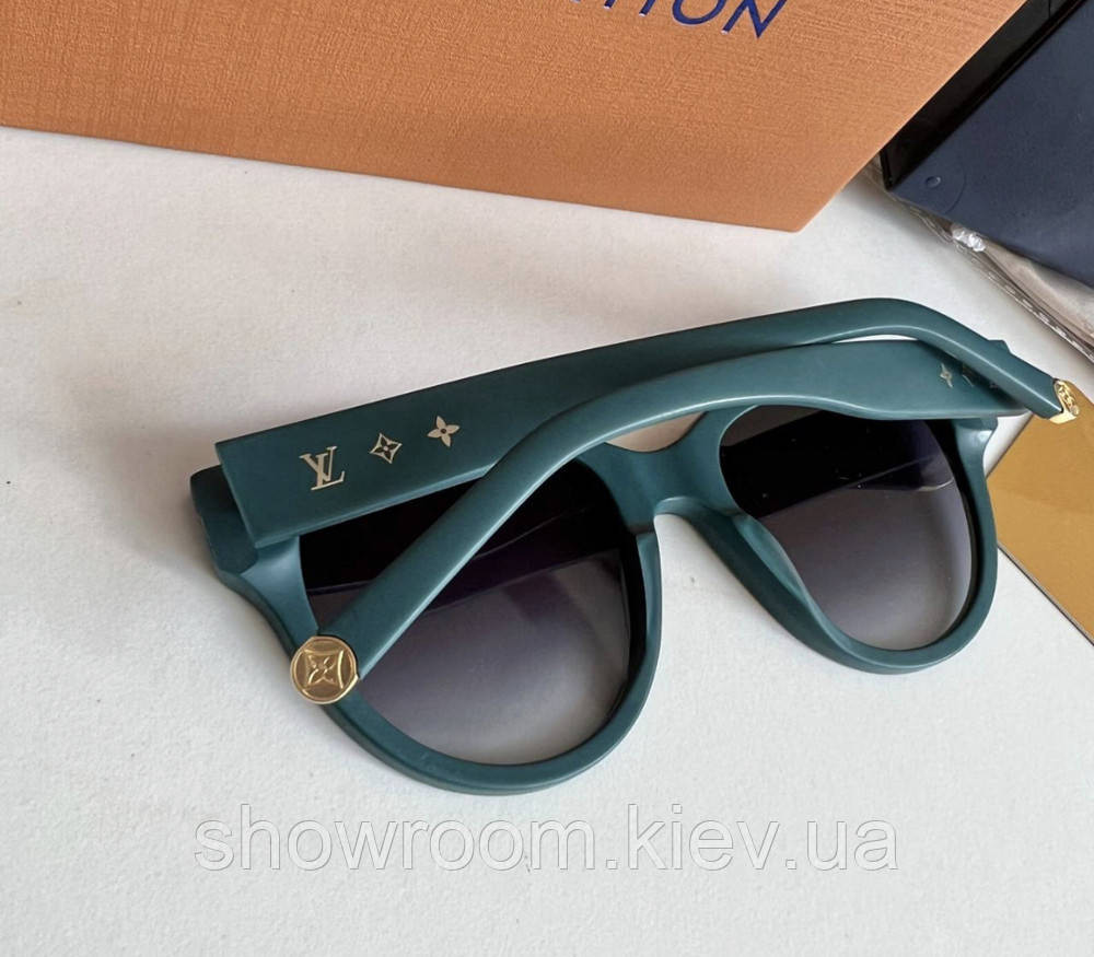 Жіночі сонцезахисні окуляри Lv (1523) green LUX Київ - фото 3