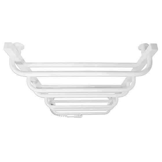 Електричний полотенцесушитель Laris Зебра КОМФОРТ ЧК10 500Х900 Е білий Київ