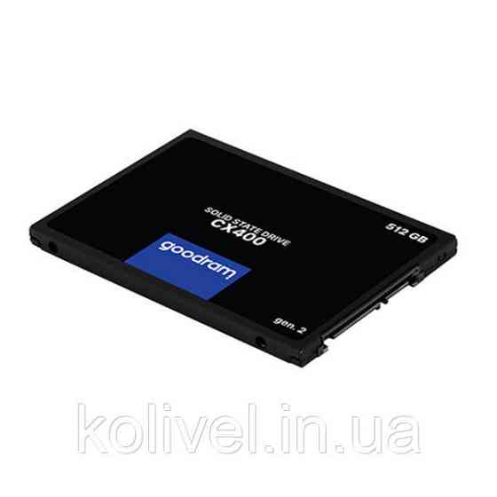 SSD 512GB GoodRAM CX400 SATA III 2.5" 3D NAND (SSDPR-CX400-512-G2) Київ