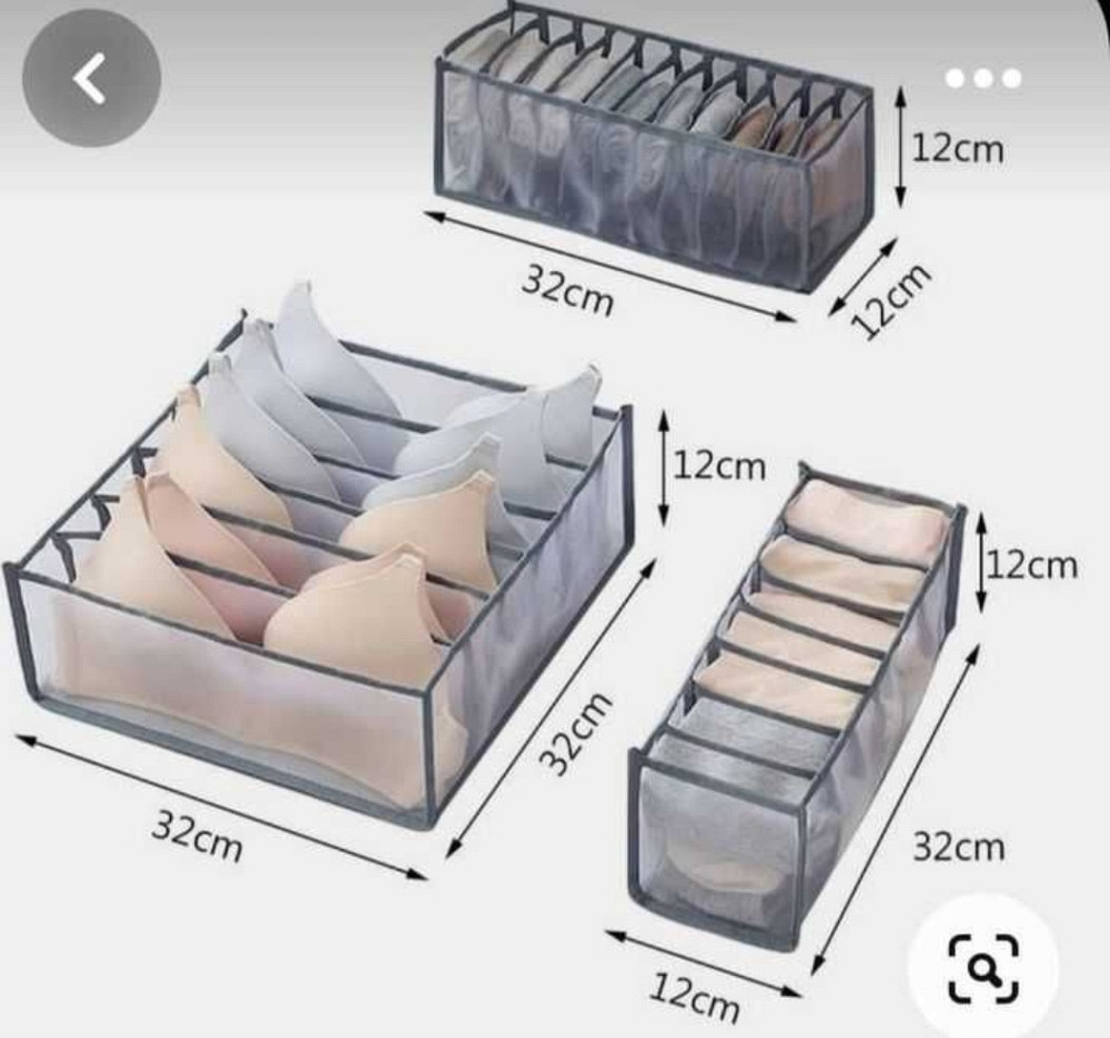 Практичний Комплект органайзерів білизни 4в1 Контейнер для хранения. Харків - фото 6
