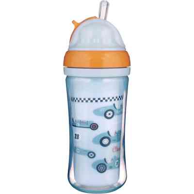 Поильник-непроливайка Canpol babies Авто двойная стенка с силиконовой трубочкой 260 мл (74/053) Винница