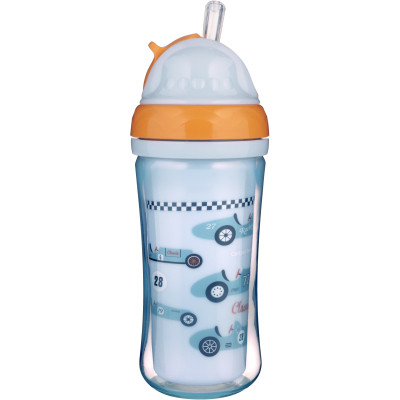 Поїльник-непроливайка Canpol babies Авто подвійна стінка із силіконовою трубочкою 260 мл (74/053) Вінниця - фото 1