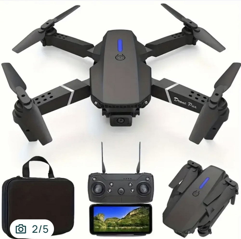 Сложный квадрокоптер, дрон E88 с камерой, WIFI пультом, USB зарядкой. Харьков - изображение 4