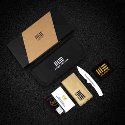 Ніж Weknife Bougie Banter, Stonewash, титан (WE24009-2) Вінниця