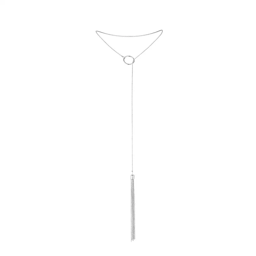 Ланцюжок для тіла Bijoux Indiscrets Magnifique Tickler Pendant Chain — Silver Львов - изображение 1