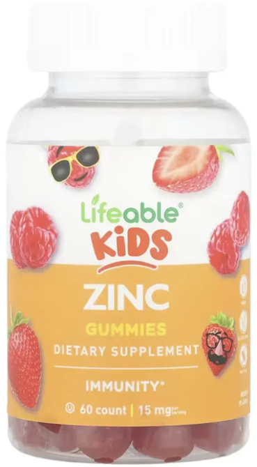 Цинк для детей Lifeable Zinc Kids 60 жев таб клубника Киев - изображение 1