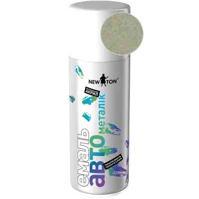 Аерозольна фарба для автомобіля New Ton 640 мет. сріблястий 400 мл (000000554) Вінниця