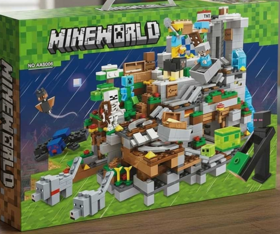 Огромный Лего Майнкрафт Горная пещера, 1089 деталей. Харьков - изображение 1