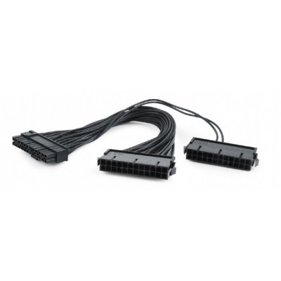 Переходник MB power connector splitter 24-pin, 0.3m Cablexpert (CC-PSU24-01) Винница - изображение 2