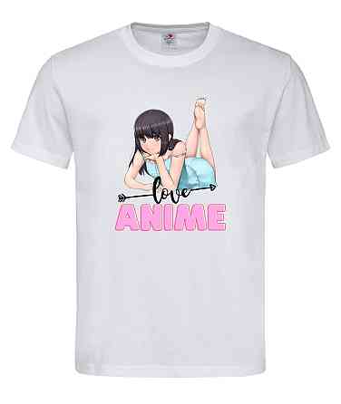 Футболка "Love Anime"  футболка з аніме-принтом Городище