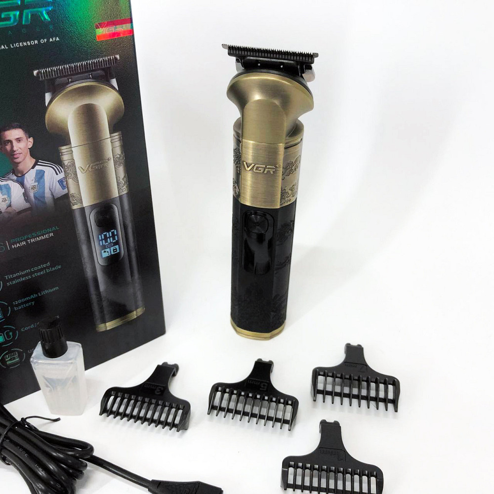 Тример для стрижки волосся потужний VGR V-296, Універсальний тример для стрижки та гоління SG-28 Івано-Франківськ - фото 9
