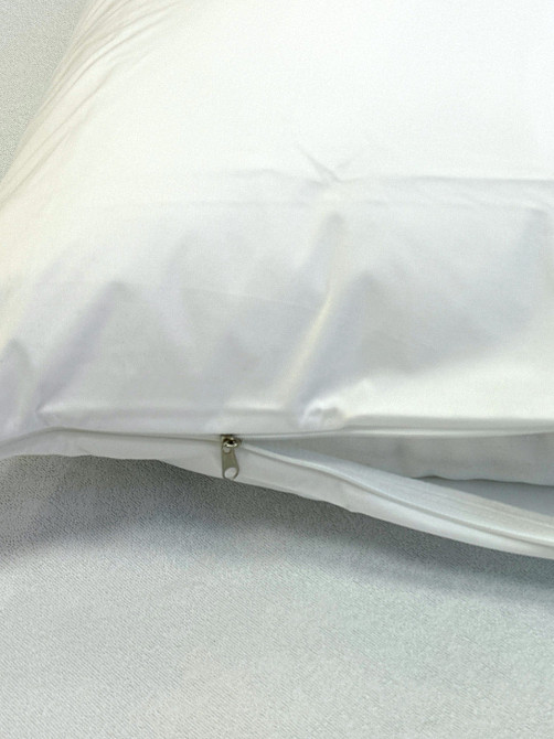 Ecotton Наволочка захисна Ecotton 70х70 см Аqua-stop водонепроникна на блискавці Біла Киев - изображение 1