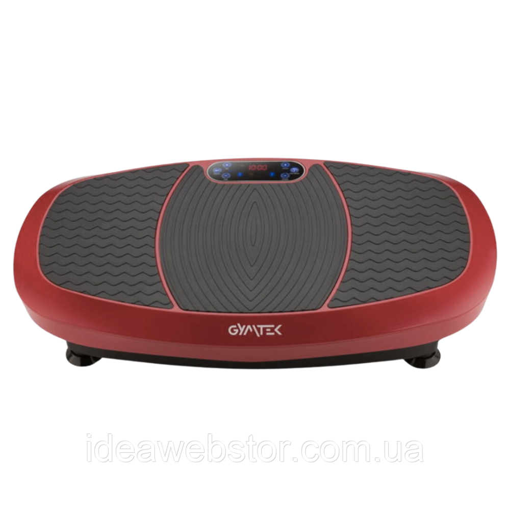 Віброплатформа Gymtek XP750 3D червона для дому до 180 кг з пультом і еспандерами тренажер для схуднення фітнесу та масажу Київ - фото 14