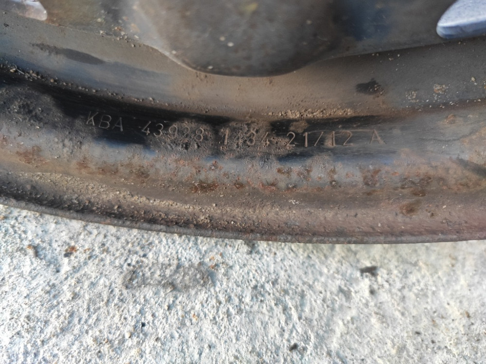 Диск колесний металевий R14 Skoda Fabia (KBA 43928) Ковель - фото 8