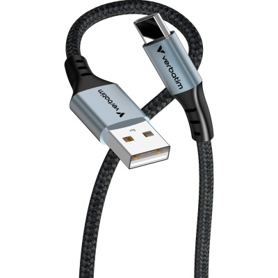 Дата кабель USB 2.0 AM to USB-C 1.2m black Verbatim (31843) Вінниця - фото 2