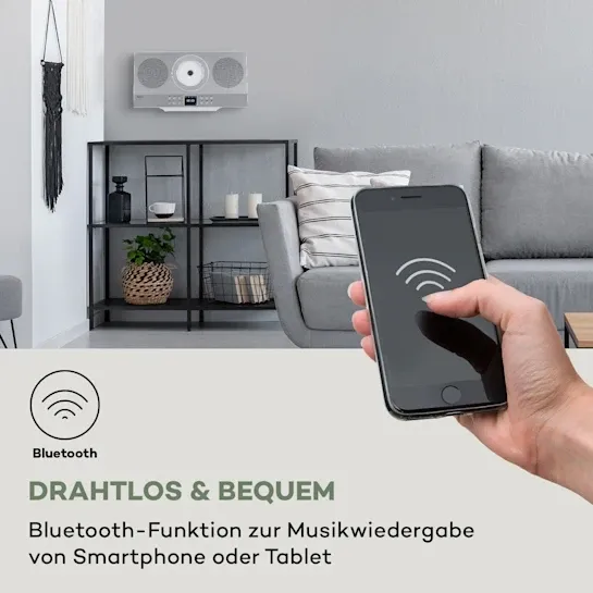 Стереосистема інтернет-радіо Auna Silver Star Swing з Німеччини Уцінка Дніпро - фото 6