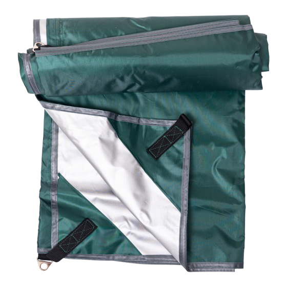 Тент туристичний навіс 3×2,95 м захисний навіс від сонця, дощу з люверсами Lugi Kemping SJ-0081GR Коломыя