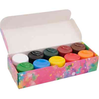 Гуашевые краски Школярик Genius 10 цветов по 20 мл (301115004-UA) Винница