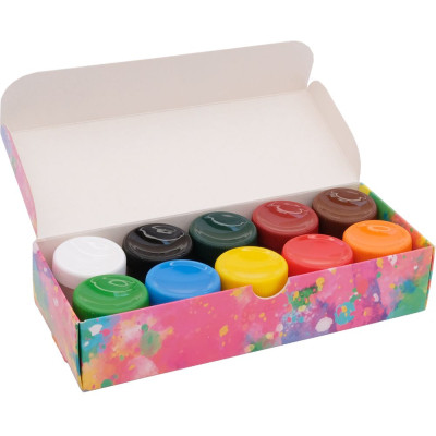 Гуашеві фарби Школярик Genius 10 кольорів по 20 мл (301115004-UA) Вінниця - фото 2