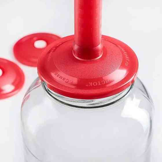 Вакуумні кришки для консервації та довгого зберігання продуктів 9шт + насос, ВАКС / Ручна вакуумна система Київ