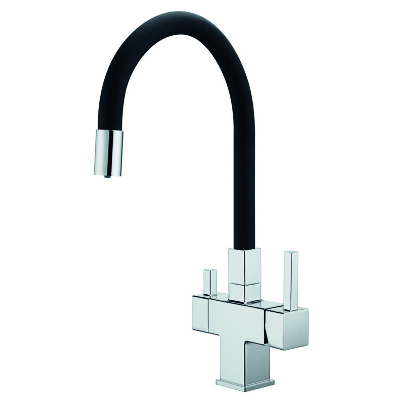 Змішувач для кухні Koer KB-72023-01 з виходом для питної води латунь/хром (KR5008) Чернівці - фото 1