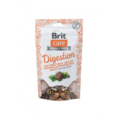 Ласощі для котів Brit Care Cat Snack Digestion з тунцем 50 г (8595602555772) Вінниця - фото 1