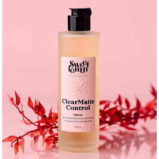 Тоник для комбинированной, жирной и проблемной кожи ClearMatte Control Sweet Lemon 100 мл Киев