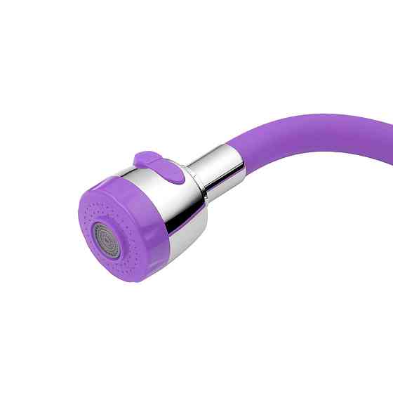 Змішувач для кухні Agua Sevilla гнучкий - C039MOR хром/фіолетовий Київ