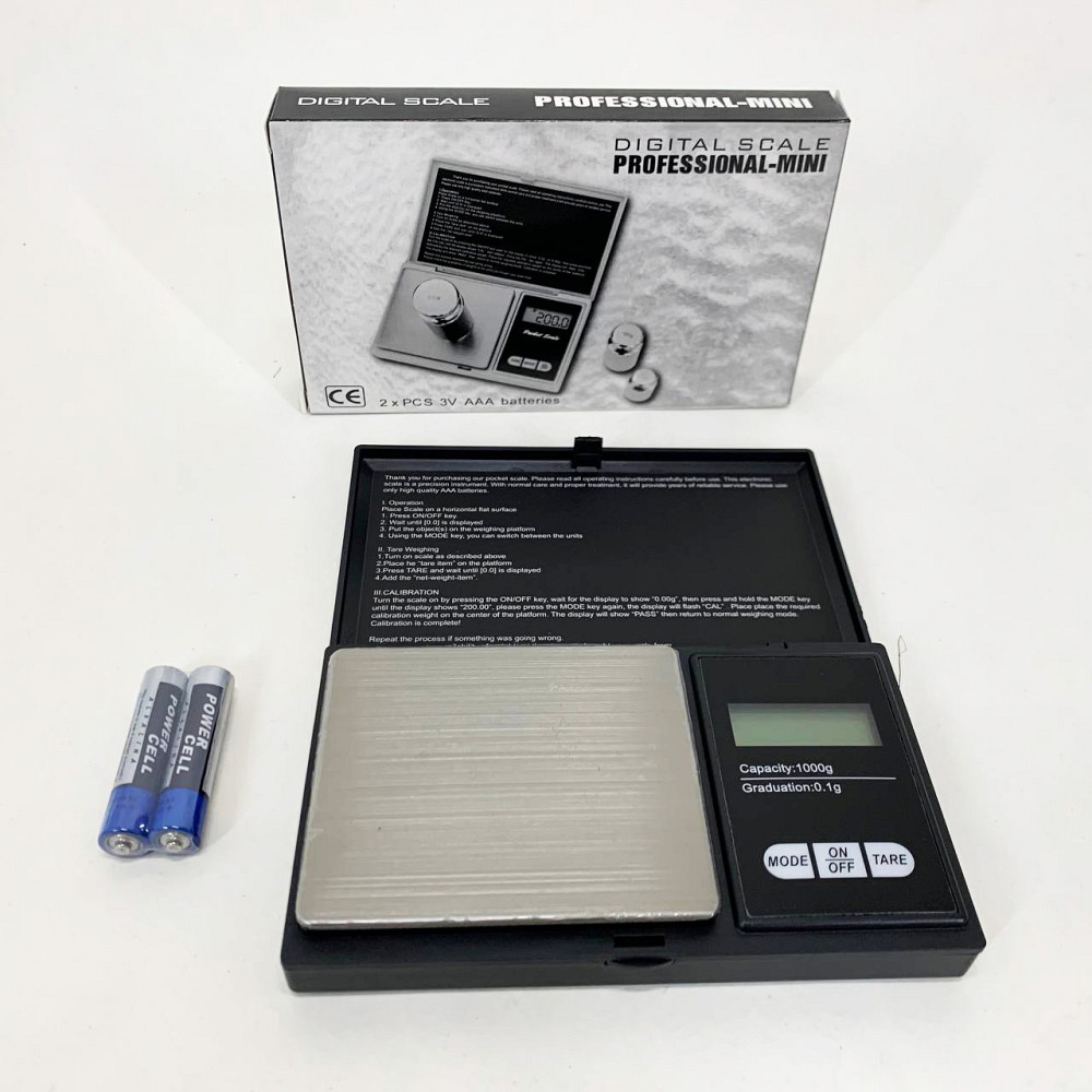 Ваги компактні золото 1000г, Професійні ваги з високою точністю для вимірювання золота IZ-90 Івано-Франківськ - фото 2