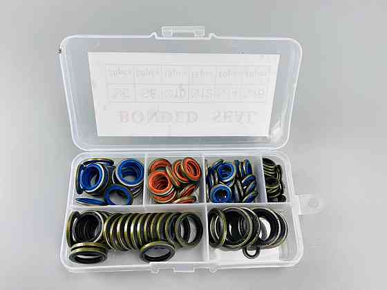 Набір шайб метал з гумовими кільцями  (100 шт)  ATP2187 Мукачево