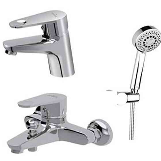 Комплект змішувачів для ванної кімнати Cersanit 3в1 B245 (000021651) Київ