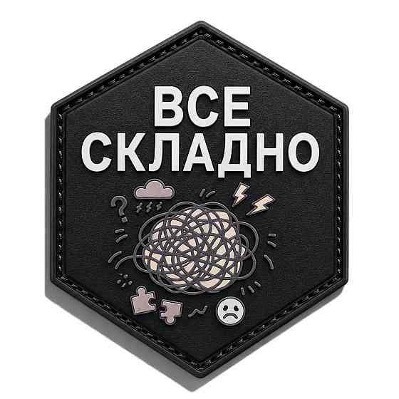 Патч / шеврон Все складно Запоріжжя
