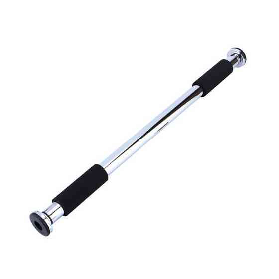 Турнік розсувний PowerPlay 4128 Pull Up Bar (60-90см.) Steel/Black Каменское
