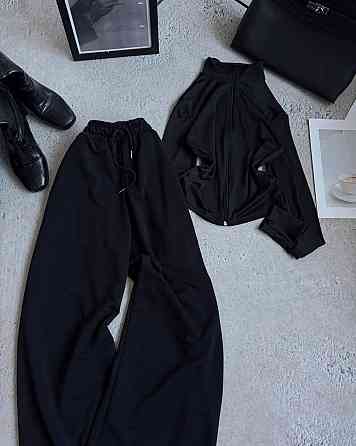 Женский стильный повседневный костюм двойка двунить Одесса