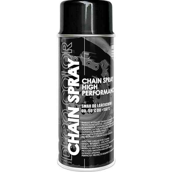Мастило для ланцюгів в аерозолі "CHAIN SPRAY" 400мл DecoColor Київ
