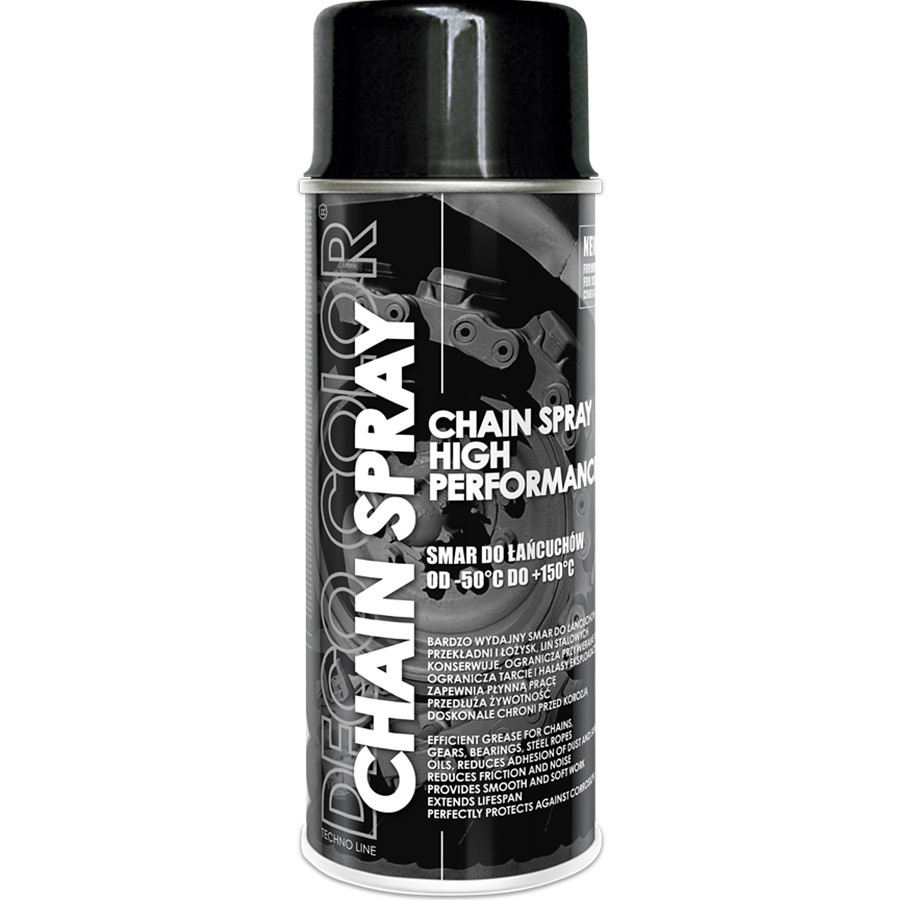 Мастило для ланцюгів в аерозолі "CHAIN SPRAY" 400мл DecoColor Київ - фото 1